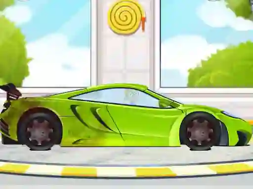 Spel Sports Car Wash 2D aanlyn