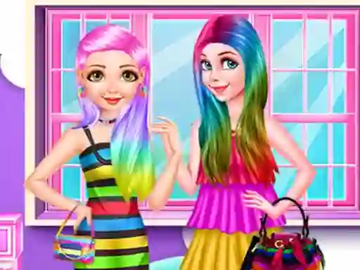 Spel Princess Rainbow Look aanlyn