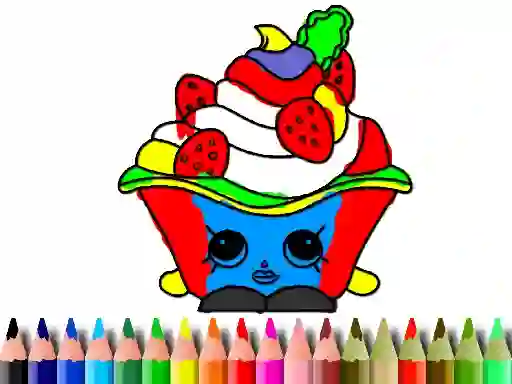 Spel Back To School: Cake Coloring Book aanlyn