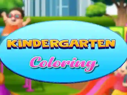 Spel Kindergarten Coloring aanlyn