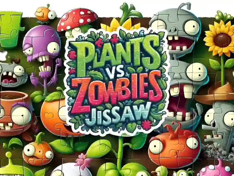 Spel Plants vs Zombies Jigsaw aanlyn