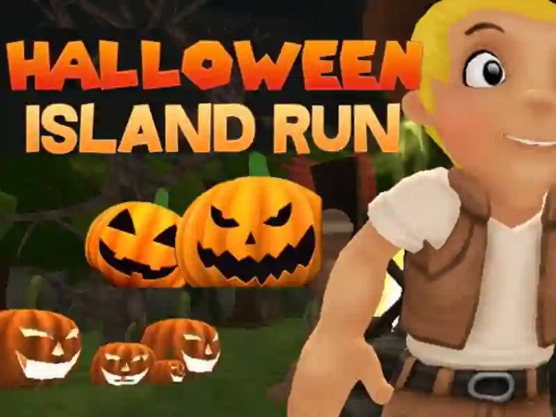 Spel Halloween Island Running aanlyn