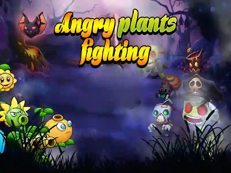 Spel Angry Plants Fighting aanlyn