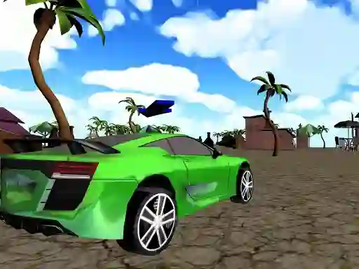 Spel Xtreme Beach Car Racing aanlyn