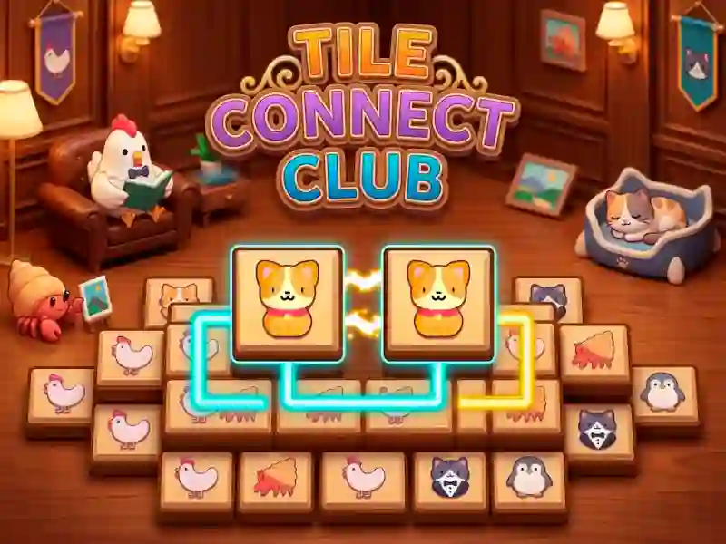Spel Tile Connect Club aanlyn