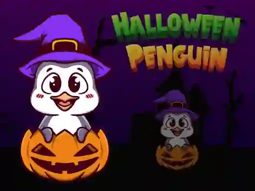 Spel Halloween Penguin aanlyn