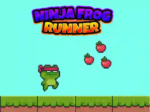 Spel Ninja Frog Runner aanlyn
