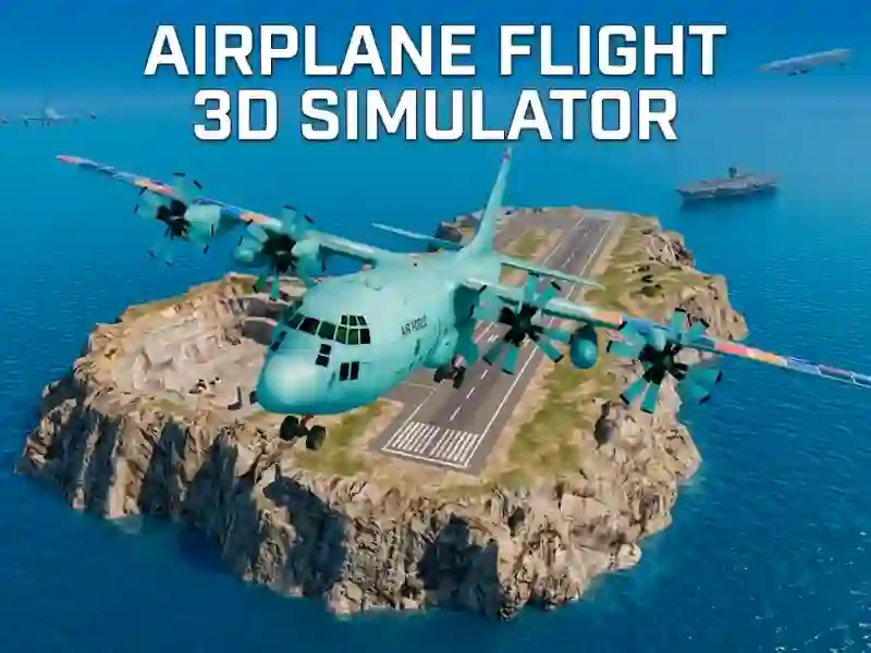 Spel Airplane Flight 3D Simulator aanlyn
