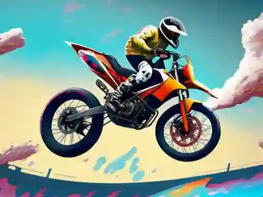 Spel Bike Jump aanlyn