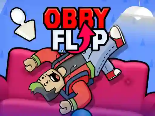 Spel Obby Flip aanlyn