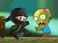 Spel Ninja Kid Vs Zombies aanlyn