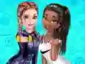 Spel Elsa And Tiana Workout Buddies aanlyn
