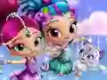 Spel Shimmer and Shine Dress up aanlyn