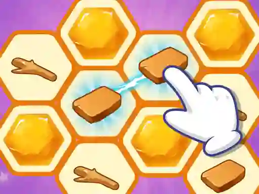 Spel Collect Honey Puzzle aanlyn