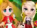 Spel Little Elsa In Red Hood aanlyn