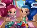 Spel Shimmer And Shine Wardrobe Cleaning aanlyn