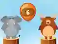 Spel Jungle Balloons Subtraction aanlyn