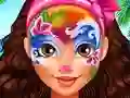 Spel Oceania Princess Moana Face Art aanlyn