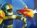 Spel Nerf: Big Blasters Rampage Run aanlyn