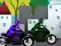 Spel Bike Racing Math Integers aanlyn