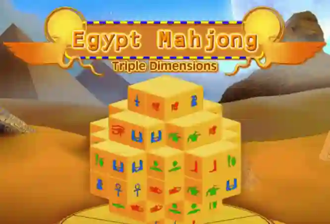 Spel Egypt Mahjong Triple Dimensions aanlyn
