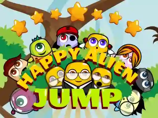 Spel Happy Alien Jump aanlyn