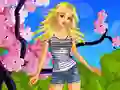 Spel Denim Shorts aanlyn