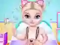 Spel Naughty Baby Elsa's Weekend aanlyn