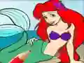 Spel Princess Mermaid Coloring Game aanlyn
