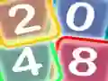 Spel Neon 2048 aanlyn
