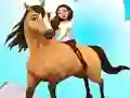 Spel Horse Run 3D aanlyn