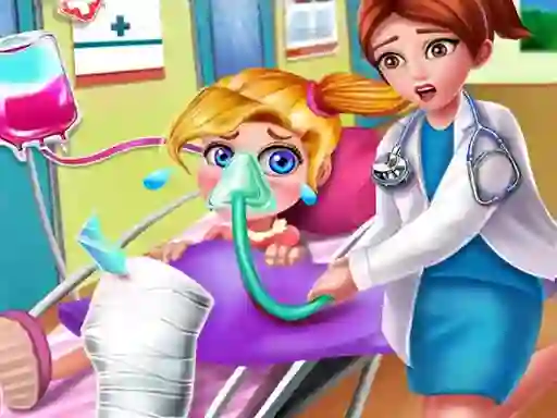 Spel 911 Ambulance Doctor aanlyn