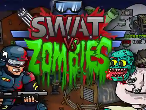 Spel Swat vs Zombies aanlyn