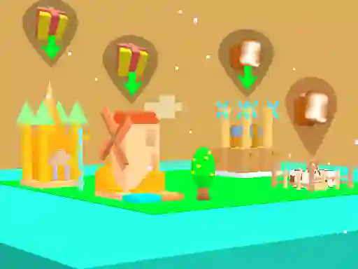 Spel Polygon Village aanlyn
