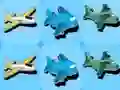 Spel Big Fast Airplanes Match 3 aanlyn