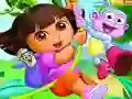 Spel Dora the explorer Hidden stars aanlyn