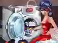 Spel LadyBug Washing Costumes aanlyn