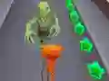 Spel Angry Cat Run Zombies Alley aanlyn