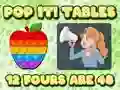 Spel Pop It  Tables aanlyn