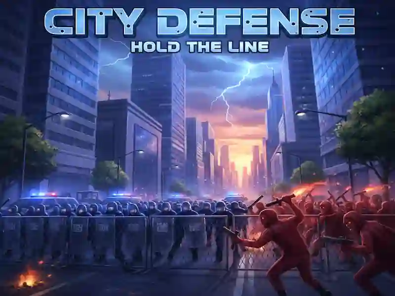 Spel City Defense aanlyn