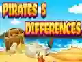 Spel Pirates 5 differences aanlyn