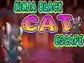 Spel Ninja Black Cat Escape aanlyn