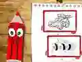 Spel Back To School Cars Coloring Book aanlyn