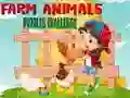 Spel Farm Animals Puzzles Challenge aanlyn