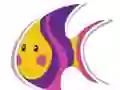 Spel Fish Coloring Book aanlyn