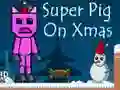 Spel Super Pig on Xmas aanlyn