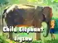 Spel Child Elephant Jigsaw aanlyn