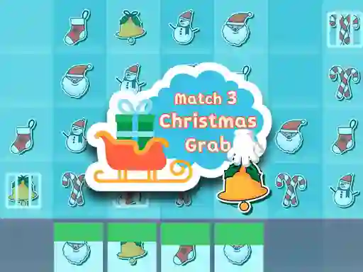 Spel Christmas Grab Match 3 aanlyn