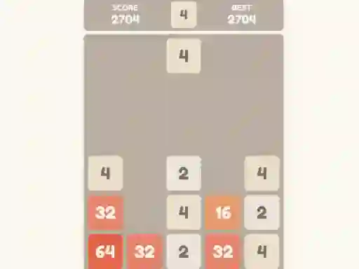 Spel Brick 2048 aanlyn