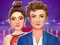 Spel Celebrity Couple Red Carpet Fashion aanlyn